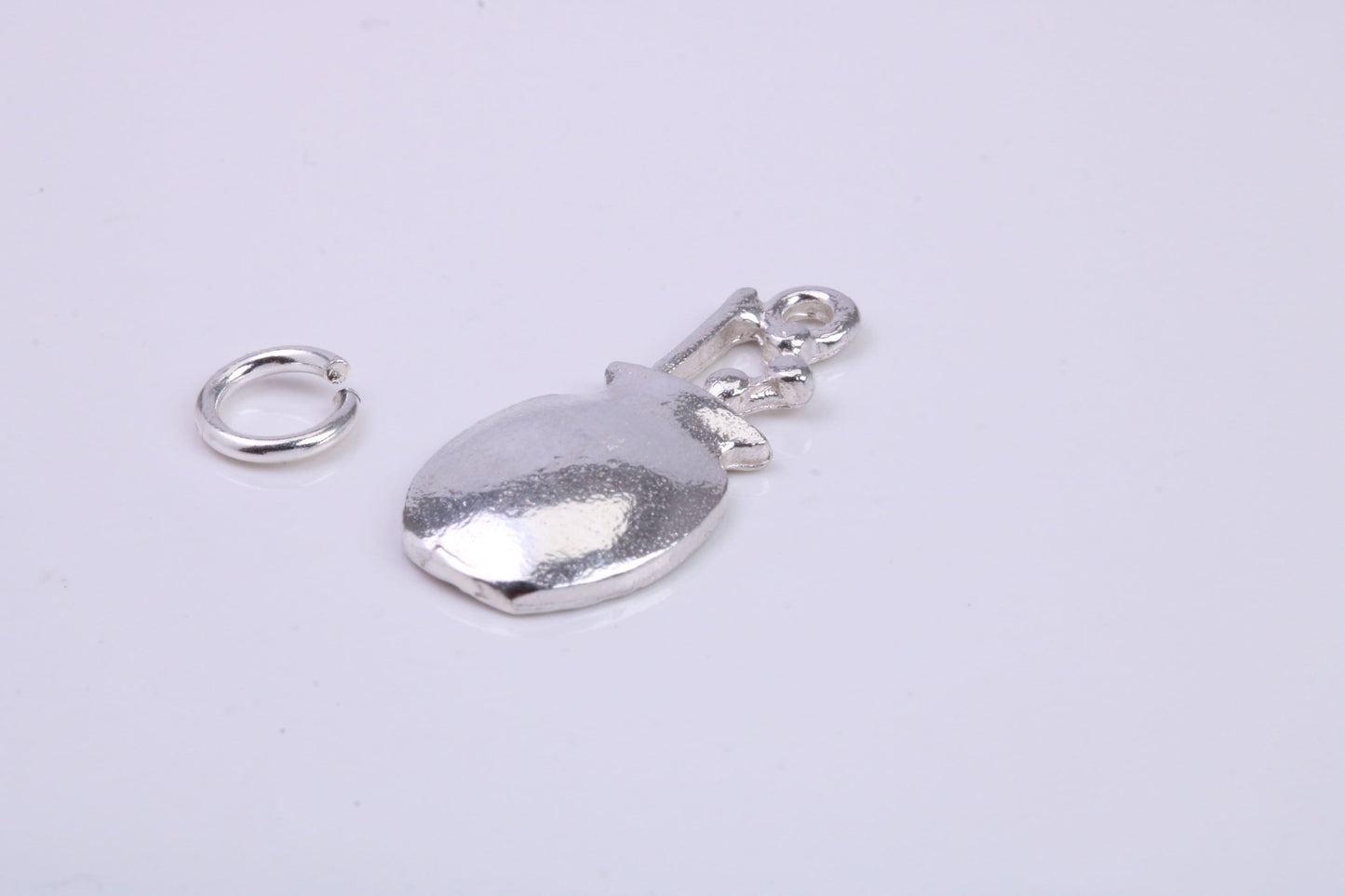 Cooking Pot Charm, Traditional Charm, Made from Solid 925 Grade Sterling Silver, Complete with Attachment Link