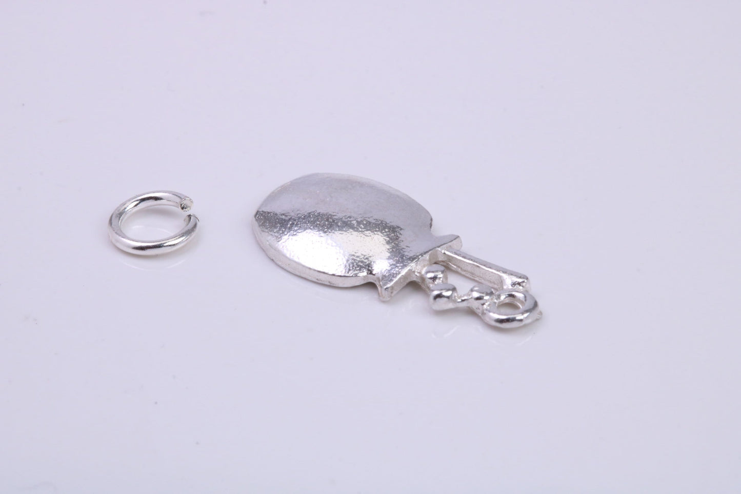 Cooking Pot Charm, Traditional Charm, Made from Solid 925 Grade Sterling Silver, Complete with Attachment Link