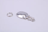 Cooking Pot Charm, Traditional Charm, Made from Solid 925 Grade Sterling Silver, Complete with Attachment Link