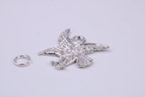 Eagle Charm, Traditional Charm, Made from Solid 925 Grade Sterling Silver, Complete with Attachment Link