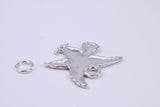 Eagle Charm, Traditional Charm, Made from Solid 925 Grade Sterling Silver, Complete with Attachment Link