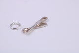 Spatula Charm, Traditional Charm, Made from Solid 925 Grade Sterling Silver, Complete with Attachment Link