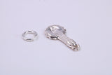Banjo Charm, Traditional Charm, Made from Solid 925 Grade Sterling Silver, Complete with Attachment Link