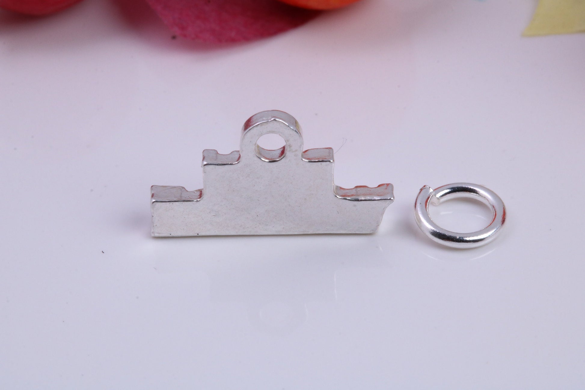 Bon Voyage Charm, Traditional Charm, Made from Solid 925 Grade Sterling Silver, Complete with Attachment Link