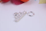 Bon Voyage Charm, Traditional Charm, Made from Solid 925 Grade Sterling Silver, Complete with Attachment Link