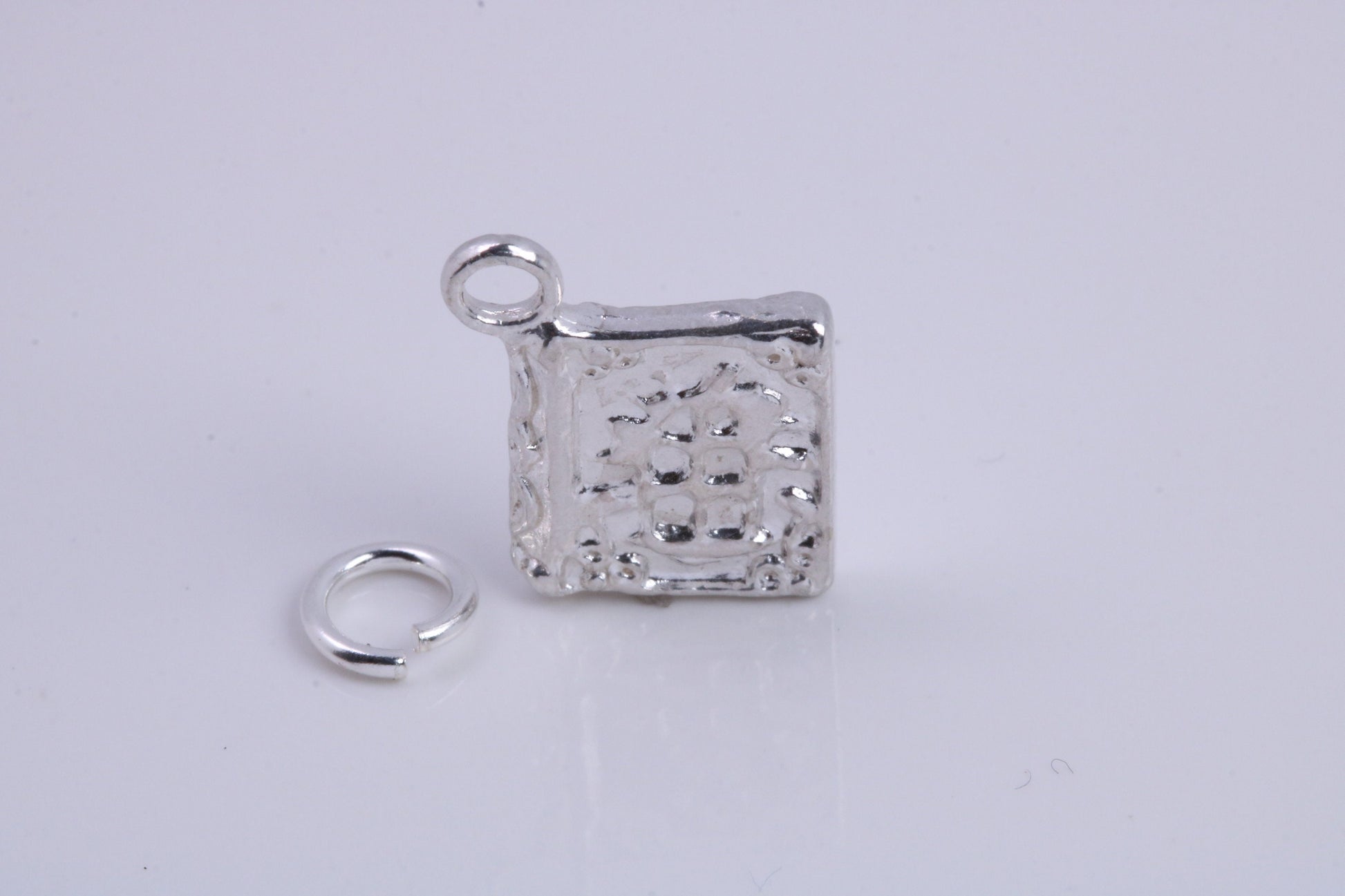 Book of Spells Charm, Traditional Charm, Made from Solid 925 Grade Sterling Silver, Complete with Attachment Link