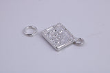 Book of Spells Charm, Traditional Charm, Made from Solid 925 Grade Sterling Silver, Complete with Attachment Link
