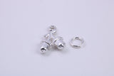 Acorns Charm, Traditional Charm, Made from Solid 925 Grade Sterling Silver, Complete with Attachment Link