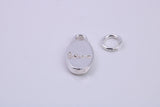 Believe Charm, Traditional Charm, Made from Solid 925 Grade Sterling Silver, Complete with Attachment Link