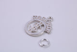 Jackpot Charm, Traditional Charm, Made from Solid 925 Grade Sterling Silver, Complete with Attachment Link