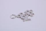 It's A Boy Charm, Traditional Charm, Made from Solid 925 Grade Sterling Silver, Complete with Attachment Link