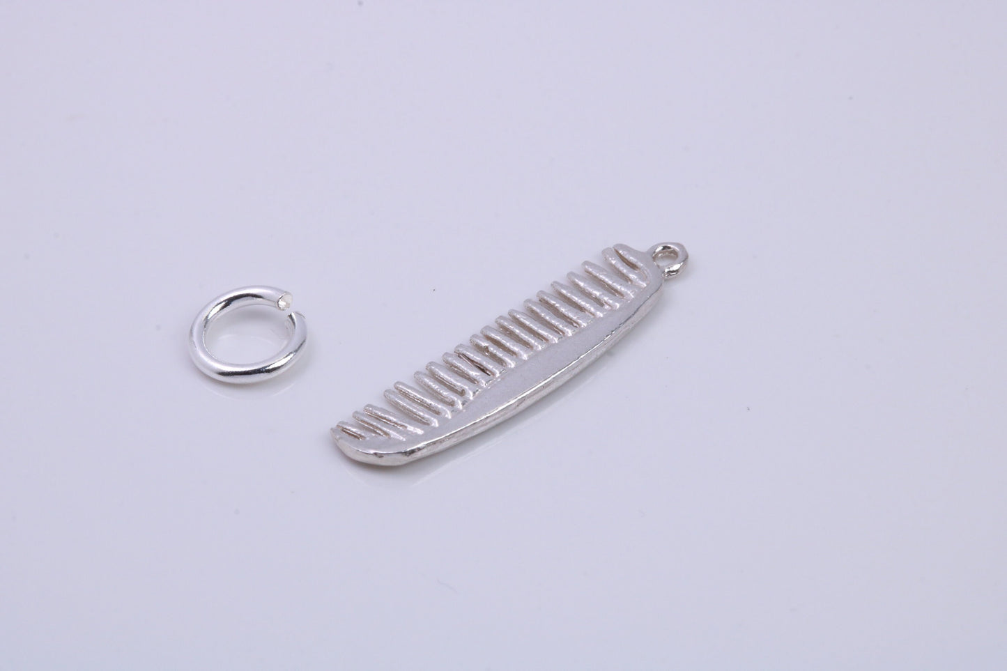 Hair Comb Charm, Traditional Charm, Made from Solid 925 Grade Sterling Silver, Complete with Attachment Link