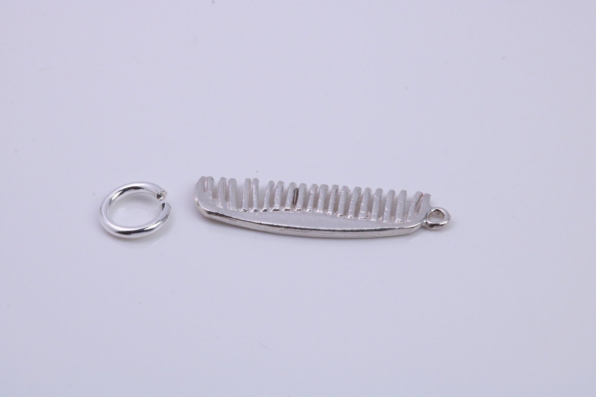 Hair Comb Charm, Traditional Charm, Made from Solid 925 Grade Sterling Silver, Complete with Attachment Link