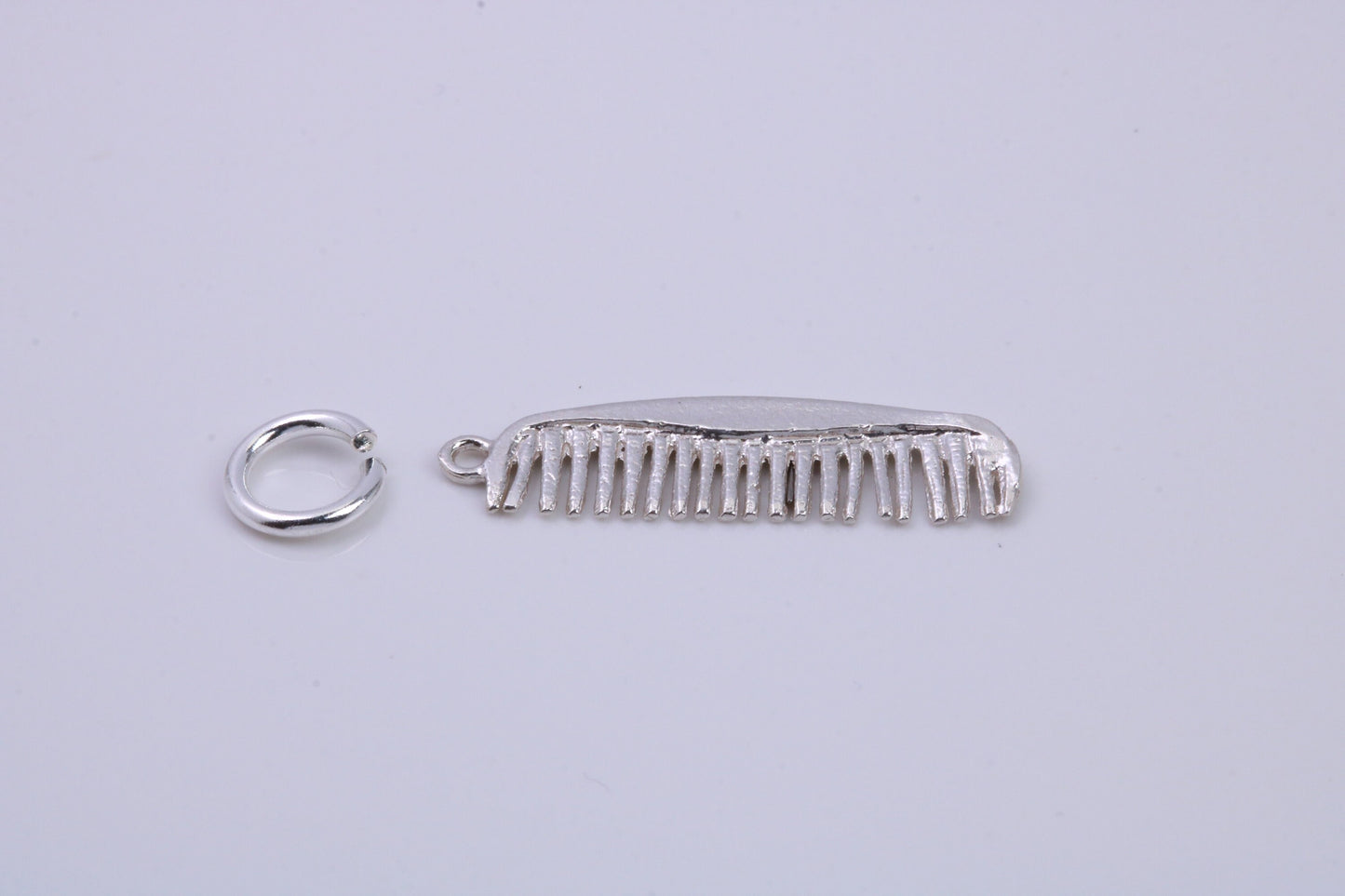 Hair Comb Charm, Traditional Charm, Made from Solid 925 Grade Sterling Silver, Complete with Attachment Link