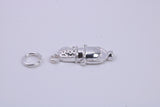 Antique Microphone Charm, Traditional Charm, Made from Solid 925 Grade Sterling Silver, Complete with Attachment Link