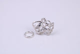 Pantomime Mask Charm, Traditional Charm, Made from Solid 925 Grade Sterling Silver, Complete with Attachment Link