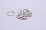 Pantomime Mask Charm, Traditional Charm, Made from Solid 925 Grade Sterling Silver, Complete with Attachment Link