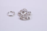Pantomime Mask Charm, Traditional Charm, Made from Solid 925 Grade Sterling Silver, Complete with Attachment Link