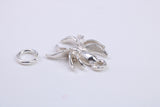 Spider Charm, Traditional Charm, Made from Solid 925 Grade Sterling Silver, Complete with Attachment Link