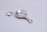 Frying Pan Charm, Traditional Charm, Made from Solid 925 Grade Sterling Silver, Complete with Attachment Link