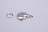 Sea Shell Charm, Traditional Charm, Made from Solid 925 Grade Sterling Silver, Complete with Attachment Link