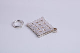Cracker Biscuit Charm, Traditional Charm, Made from Solid 925 Grade Sterling Silver, Complete with Attachment Link
