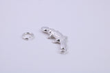 Platypus Charm, Traditional Charm, Made from Solid 925 Grade Sterling Silver, Complete with Attachment Link