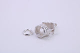 Wishing Well Charm, Traditional Charm, Made from Solid 925 Grade Sterling Silver, Complete with Attachment Link