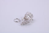 Wishing Well Charm, Traditional Charm, Made from Solid 925 Grade Sterling Silver, Complete with Attachment Link