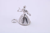 Water Carrier Charm, Traditional Charm, Made from Solid 925 Grade Sterling Silver, Complete with Attachment Link