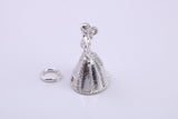 Water Carrier Charm, Traditional Charm, Made from Solid 925 Grade Sterling Silver, Complete with Attachment Link