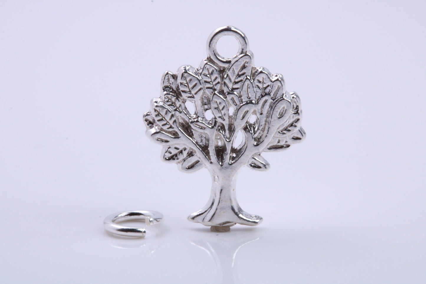 Tree of Life Charm, Traditional Charm, Made from Solid 925 Grade Sterling Silver, Complete with Attachment Link
