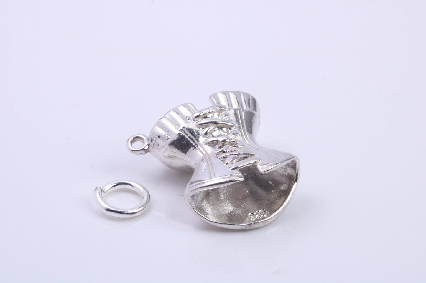 Corset Charm, Traditional Charm, Made from Solid 925 Grade Sterling Silver, Complete with Attachment Link