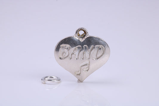 Love Band Charm, Traditional Charm, Made from Solid 925 Grade Sterling Silver, Complete with Attachment Link