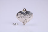 Love Band Charm, Traditional Charm, Made from Solid 925 Grade Sterling Silver, Complete with Attachment Link
