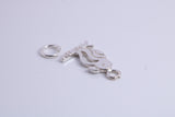 Parrot Charm, Traditional Charm, Made from Solid 925 Grade Sterling Silver, Complete with Attachment Link