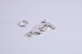 Parrot Charm, Traditional Charm, Made from Solid 925 Grade Sterling Silver, Complete with Attachment Link