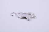 Koala Bear Charm, Traditional Charm, Made from Solid 925 Grade Sterling Silver, Complete with Attachment Link