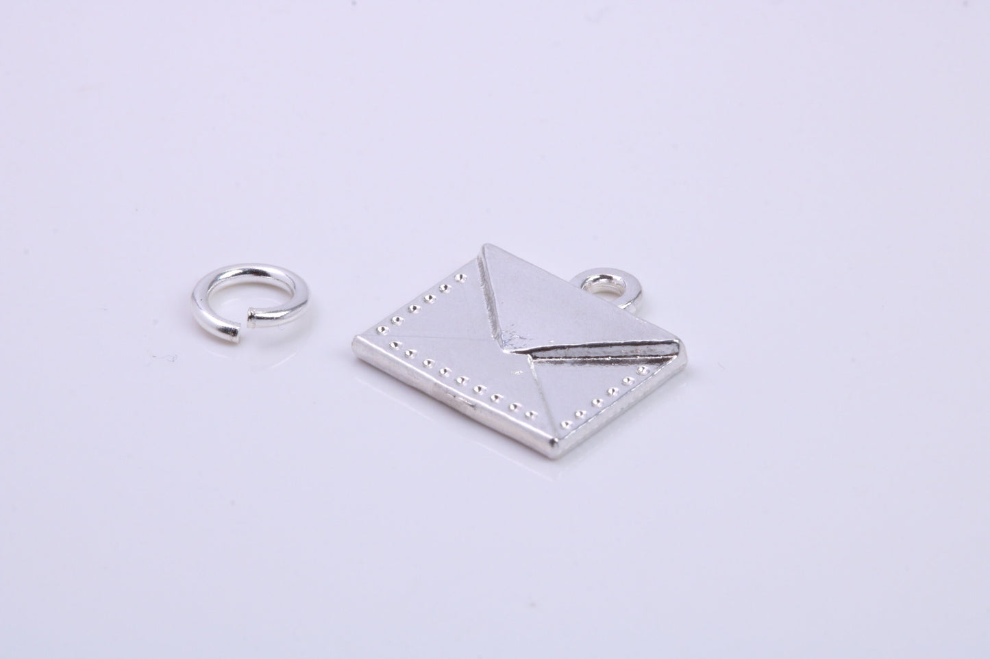 Envelope Charm, Traditional Charm, Made from Solid 925 Grade Sterling Silver, Complete with Attachment Link