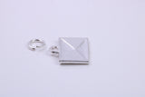 Envelope Charm, Traditional Charm, Made from Solid 925 Grade Sterling Silver, Complete with Attachment Link