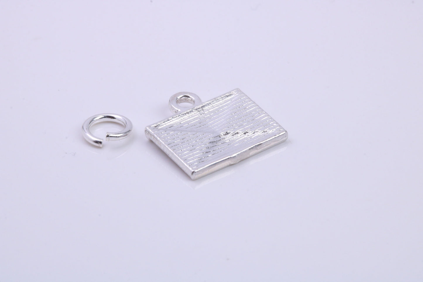 Envelope Charm, Traditional Charm, Made from Solid 925 Grade Sterling Silver, Complete with Attachment Link