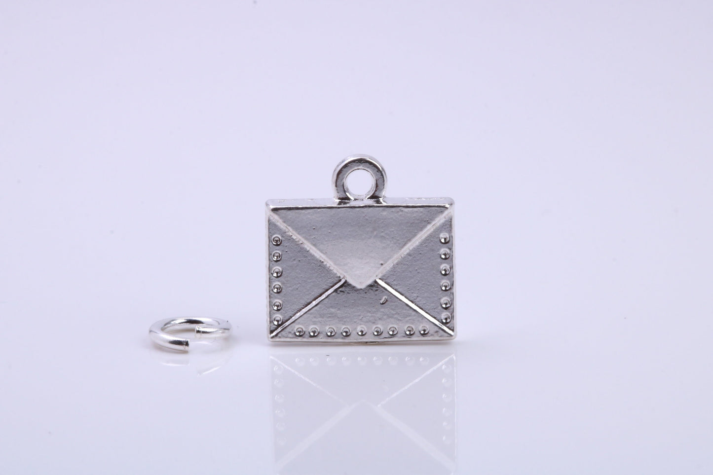 Envelope Charm, Traditional Charm, Made from Solid 925 Grade Sterling Silver, Complete with Attachment Link