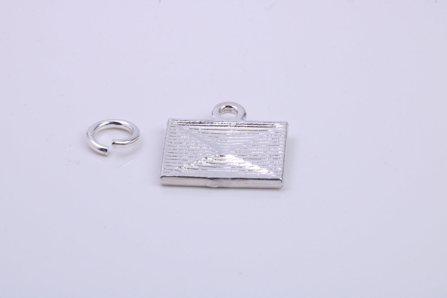 Envelope Charm, Traditional Charm, Made from Solid 925 Grade Sterling Silver, Complete with Attachment Link