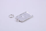 Sleeping Bag Charm, Traditional Charm, Made from Solid 925 Grade Sterling Silver, Complete with Attachment Link