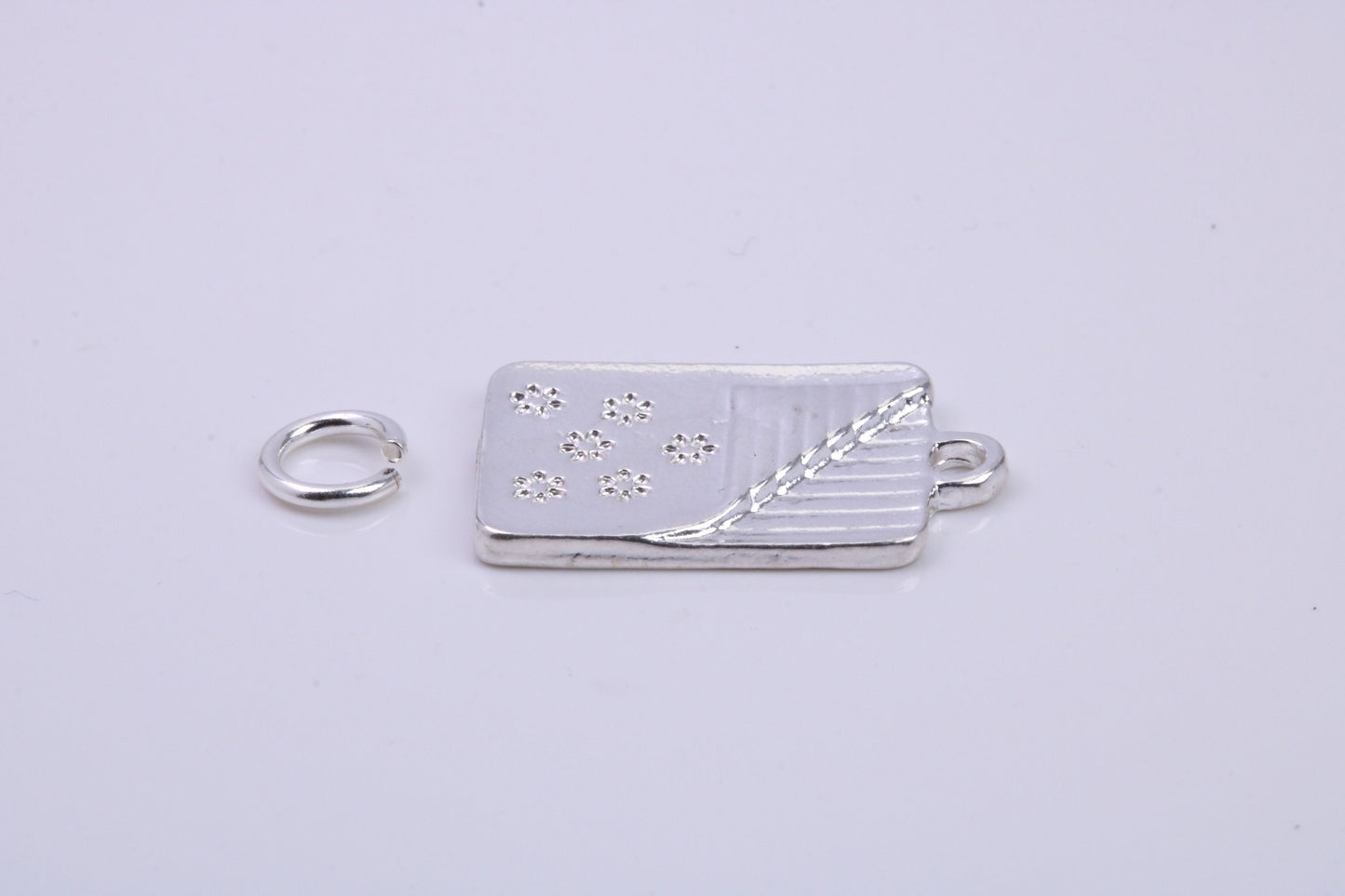 Sleeping Bag Charm, Traditional Charm, Made from Solid 925 Grade Sterling Silver, Complete with Attachment Link