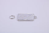 Sleeping Bag Charm, Traditional Charm, Made from Solid 925 Grade Sterling Silver, Complete with Attachment Link