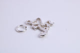 Love Jazz Charm, Traditional Charm, Made from Solid 925 Grade Sterling Silver, Complete with Attachment Link