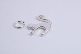 Cat Charm, Traditional Charm, Made from Solid 925 Grade Sterling Silver, Complete with Attachment Link
