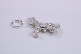 Stallion Charm, Traditional Charm, Made from Solid 925 Grade Sterling Silver, Complete with Attachment Link