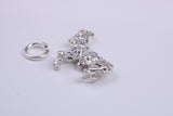 Stallion Charm, Traditional Charm, Made from Solid 925 Grade Sterling Silver, Complete with Attachment Link